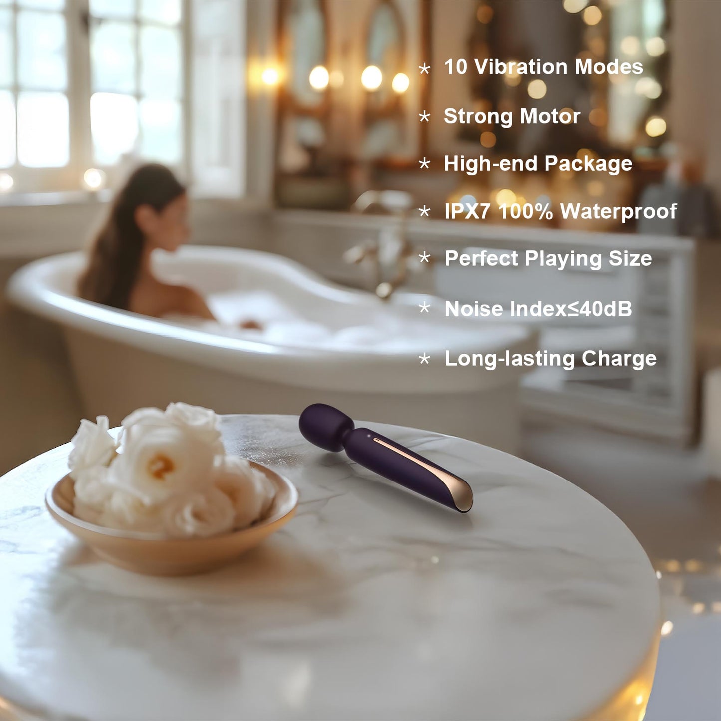 Luxury Massage Wand / Personal Massager / Wellness Wand – Minimalist Design for Relaxation & Self-Care