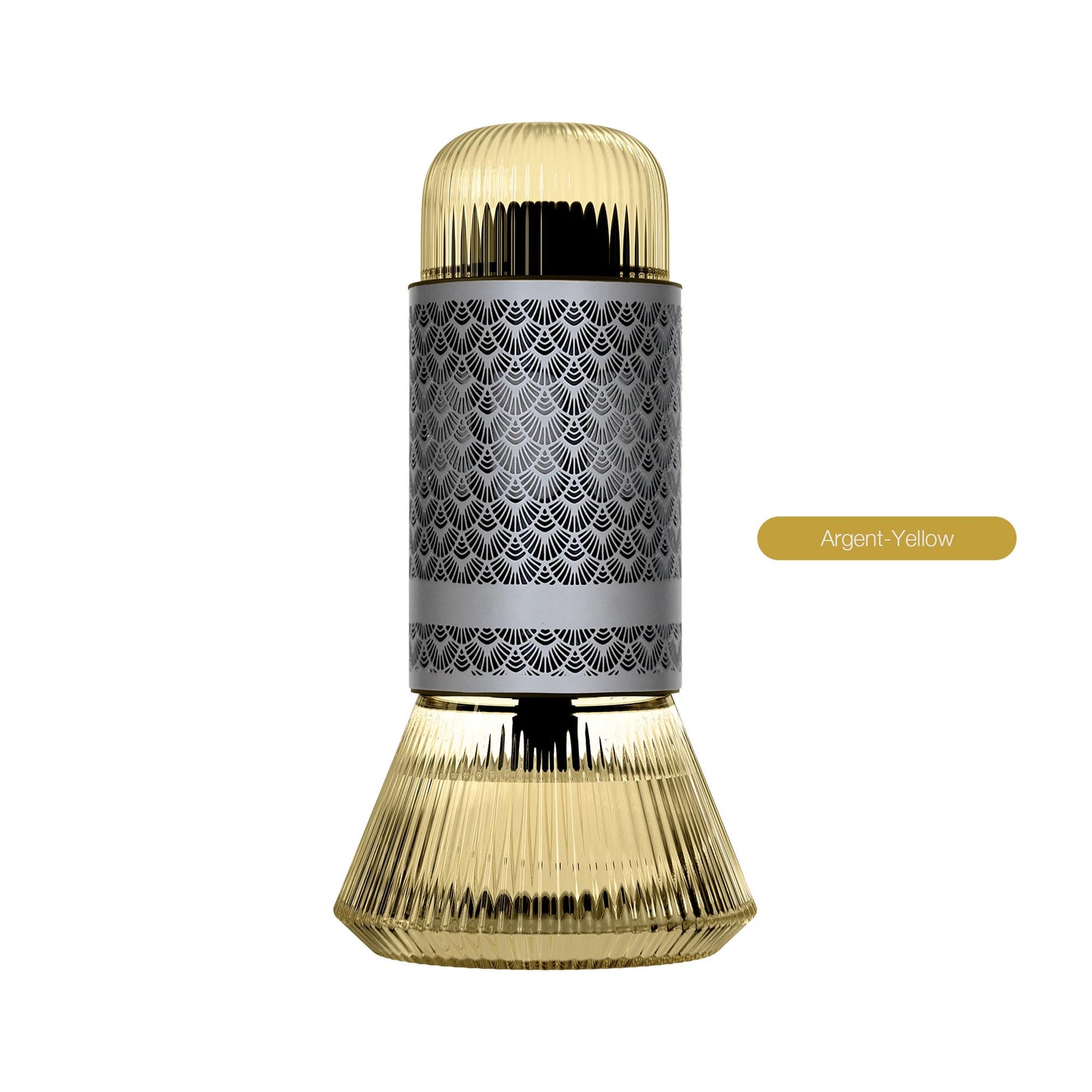 Luxury Silent Aroma Diffuser – Fireless Metal & Glass Design for Car & Home | Tasilo Lifestyle