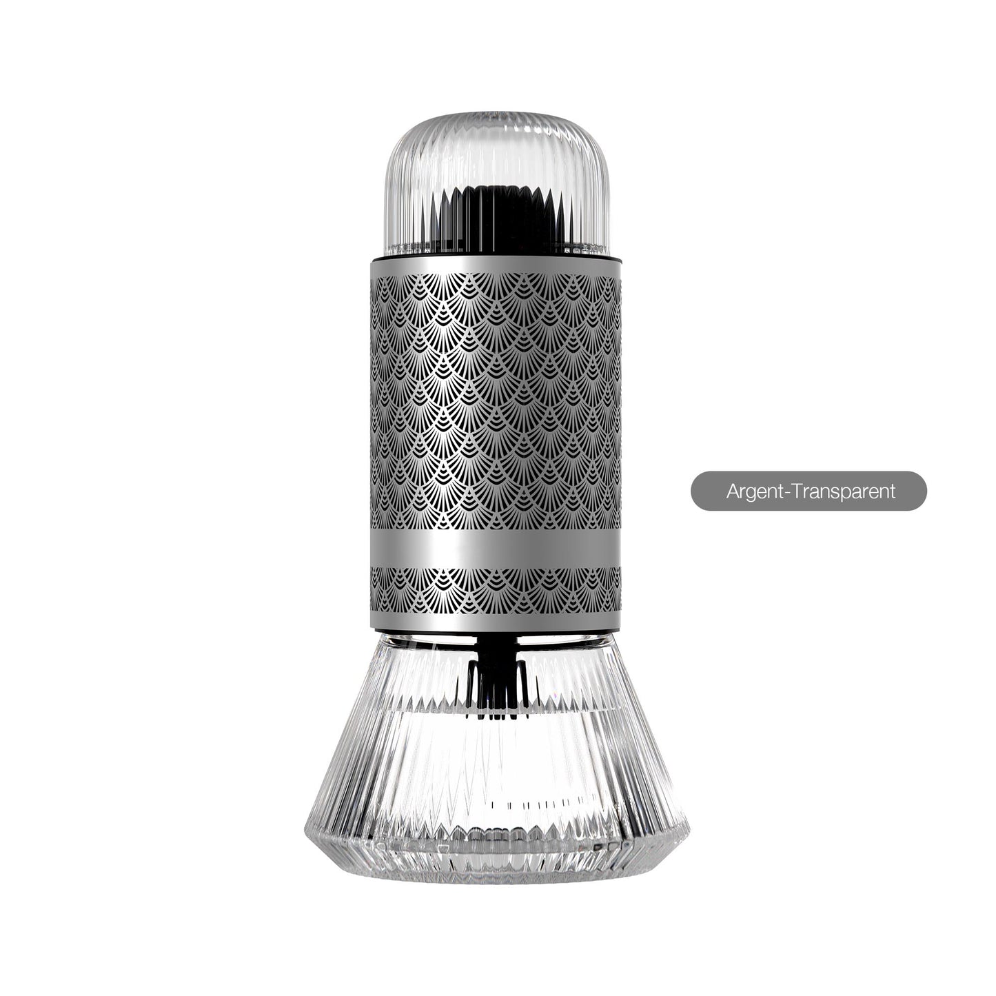 Luxury Silent Aroma Diffuser – Fireless Metal & Glass Design for Car & Home | Tasilo Lifestyle