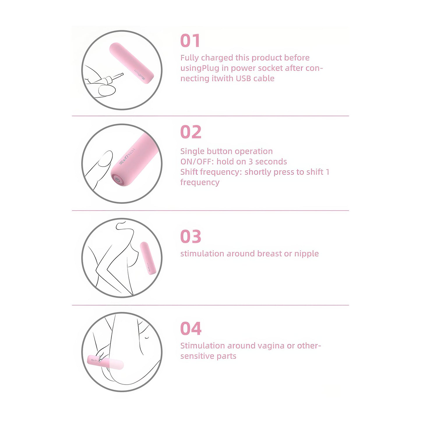 Elegant Body Massager Wand / Relaxation & Wellness Tool – Minimalist Design for Daily Comfort