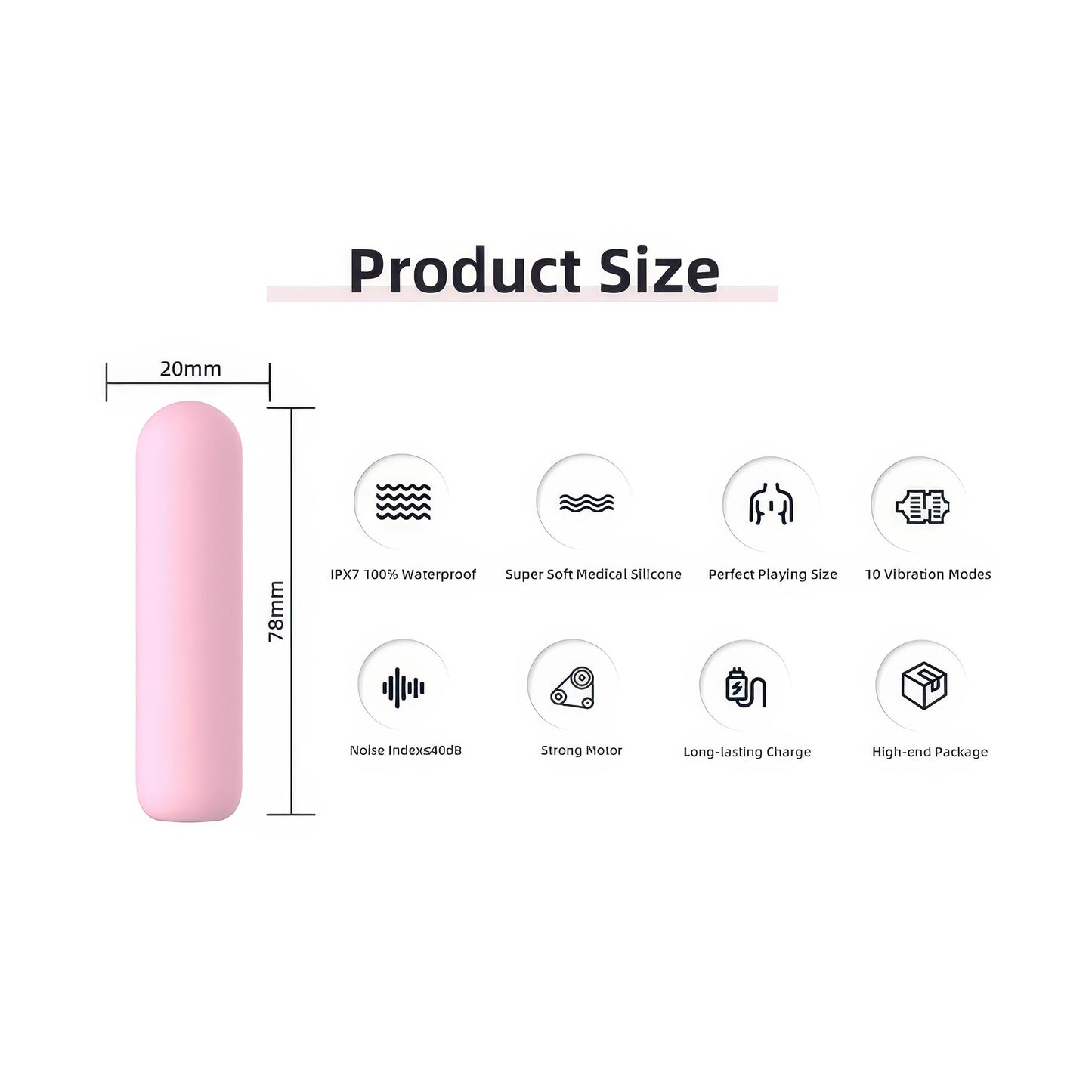 Elegant Body Massager Wand / Relaxation & Wellness Tool – Minimalist Design for Daily Comfort
