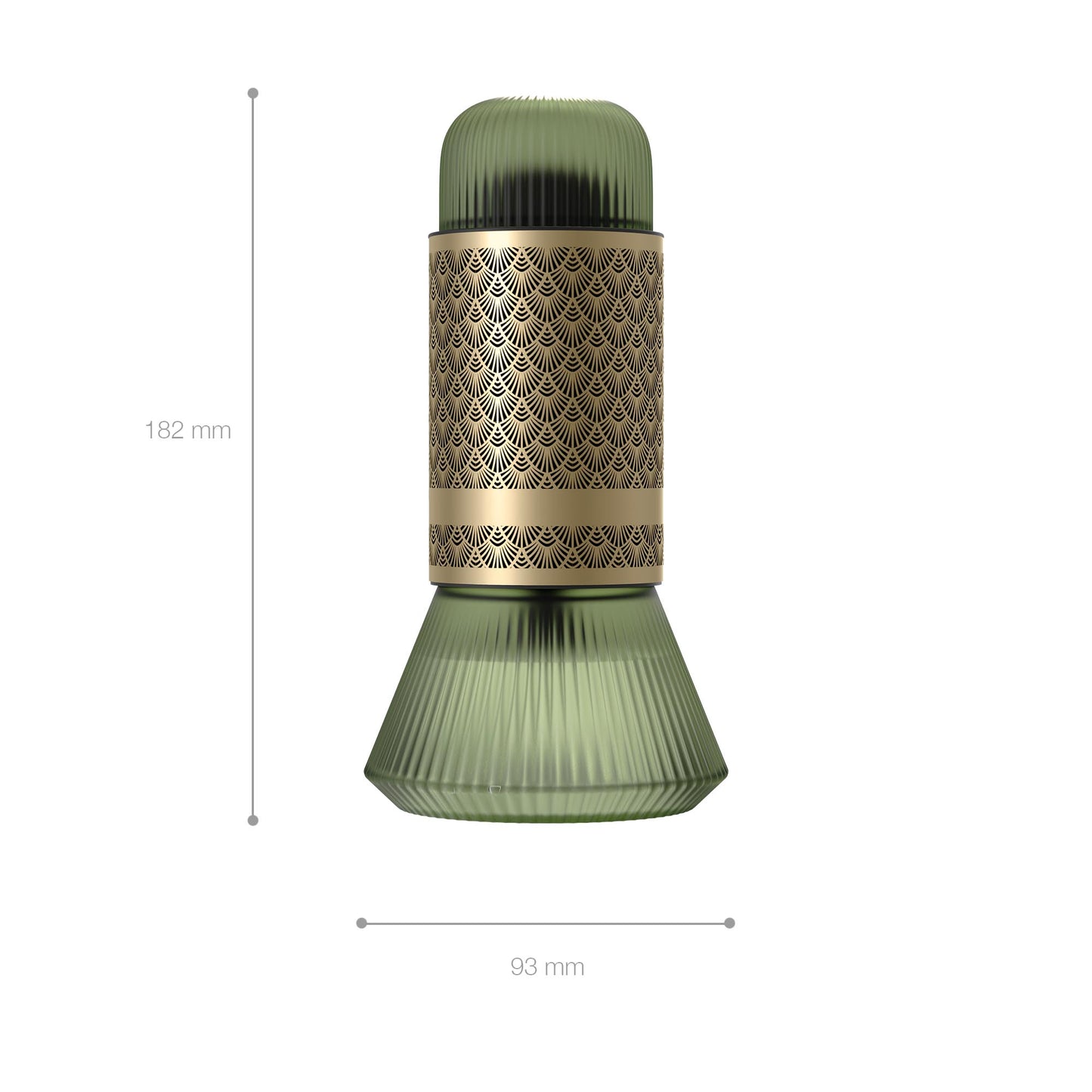 Luxury Silent Aroma Diffuser – Fireless Metal & Glass Design for Car & Home | Tasilo Lifestyle