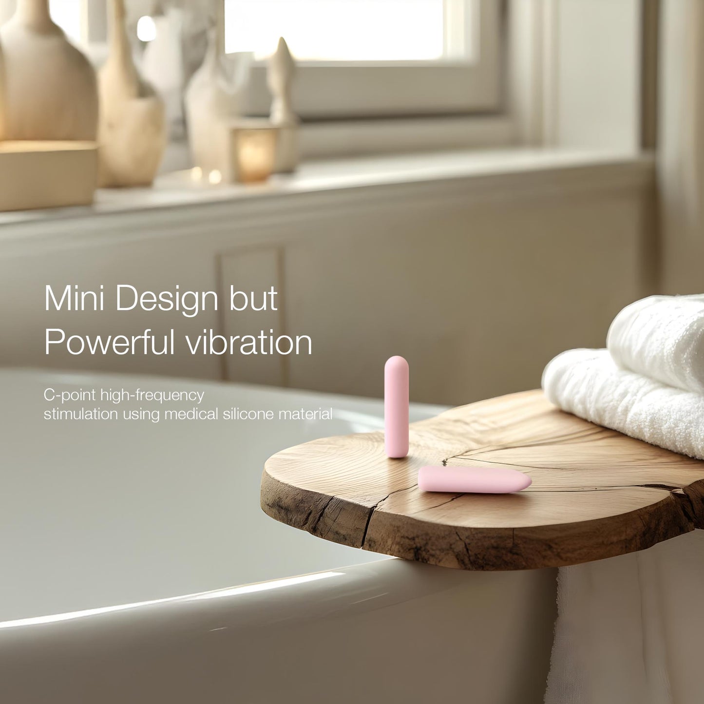 Elegant Body Massager Wand / Relaxation & Wellness Tool – Minimalist Design for Daily Comfort